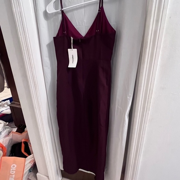 Burgundy maxi dress size s - Picture 3 of 5